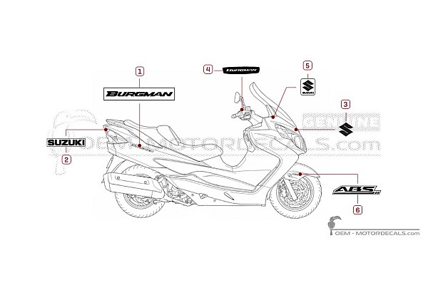 Suzuki AN400 BURGMAN 2016