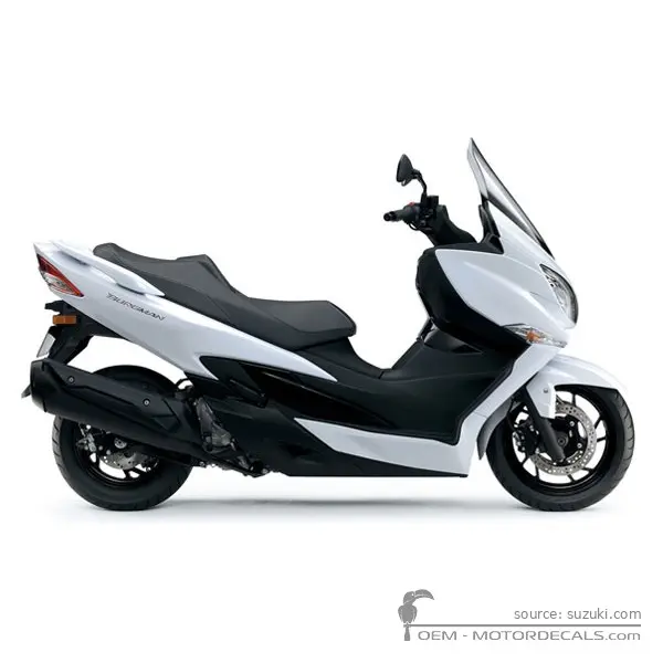 Suzuki AN400 BURGMAN 2018 - Pearl Glacier White