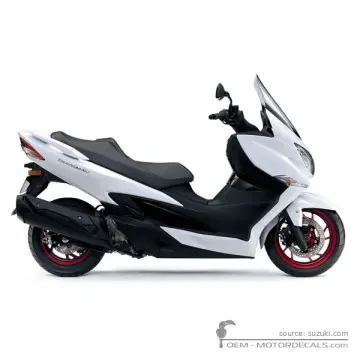 Suzuki AN400 BURGMAN 2019 - Pearl Glacier White
