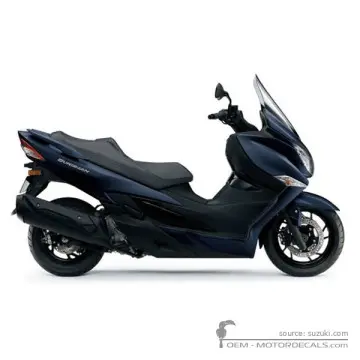 Suzuki AN400 BURGMAN 2020 - Metallic Mat Stellar Blue