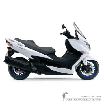 Suzuki AN400 BURGMAN 2020 - Pearl Glacier White