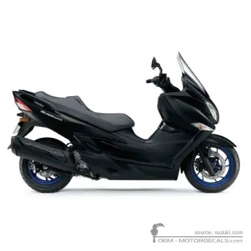 Suzuki AN400 BURGMAN 2024 - Mat Black Metallic No. 2