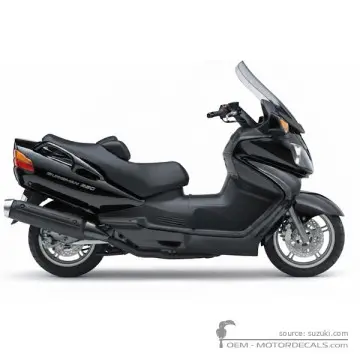 Suzuki AN650 BURGMAN 2004 - Pearl Nebular Black