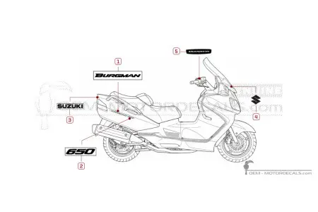 Suzuki AN650 BURGMAN 2004