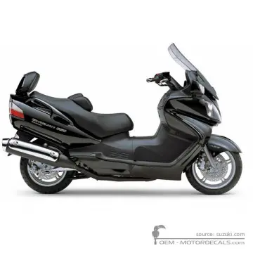Suzuki AN650 BURGMAN Executive 2005 - Pearl Nebular Black