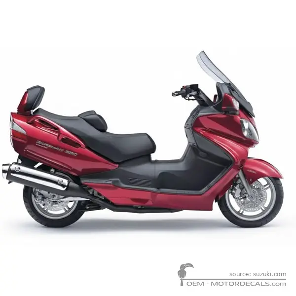 Suzuki AN650 BURGMAN Executive 2006 - Candy Sonoma Red