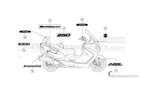 Suzuki AN650 BURGMAN Executive 2006
