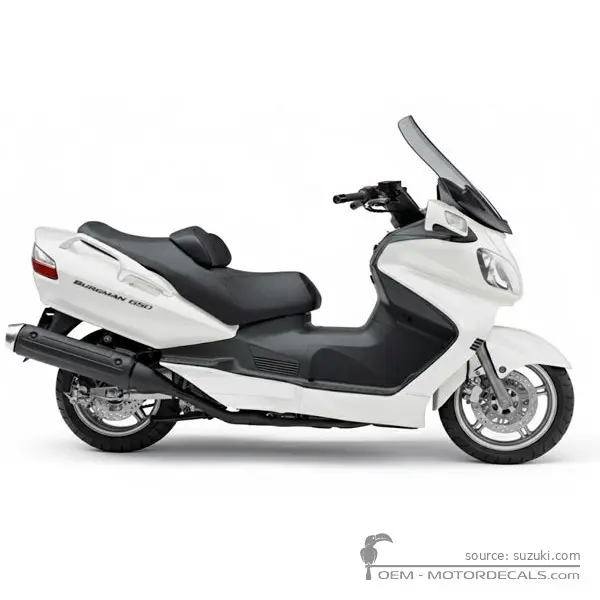 Suzuki AN650 BURGMAN 2007 - Pearl Glass White
