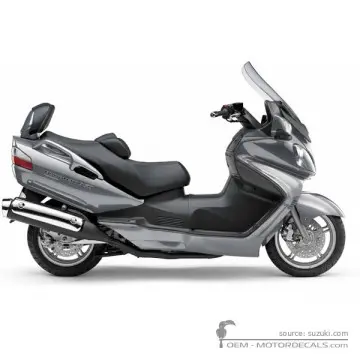 Suzuki AN650 BURGMAN Executive 2008 - Oort Gray Metallic