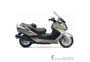 Decals for Suzuki AN650 BURGMAN 2008 • Suzuki OEM Decals