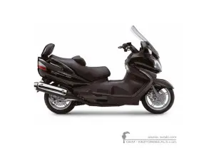 Decals for Suzuki AN650 BURGMAN Executive 2009 • Suzuki OEM Decals
