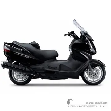 Suzuki AN650 BURGMAN 2010 - Glass Sparkle Black