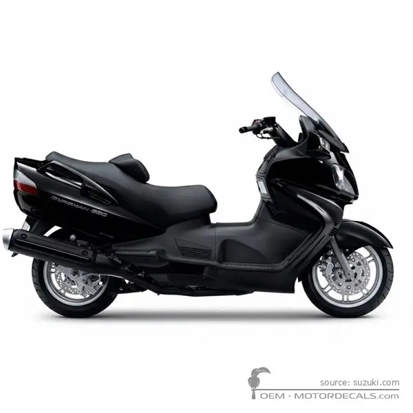 Suzuki AN650 BURGMAN 2010 - Glass Sparkle Black