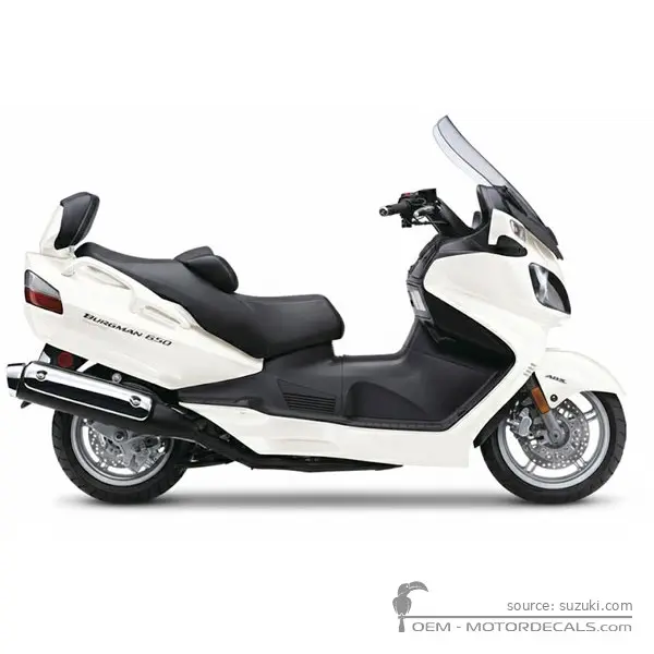 Suzuki AN650 BURGMAN Executive 2010 - Pearl Mirage White