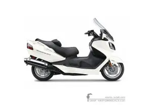 Autocollants pour Suzuki AN650 BURGMAN 2011 • Suzuki Autocollants OEM