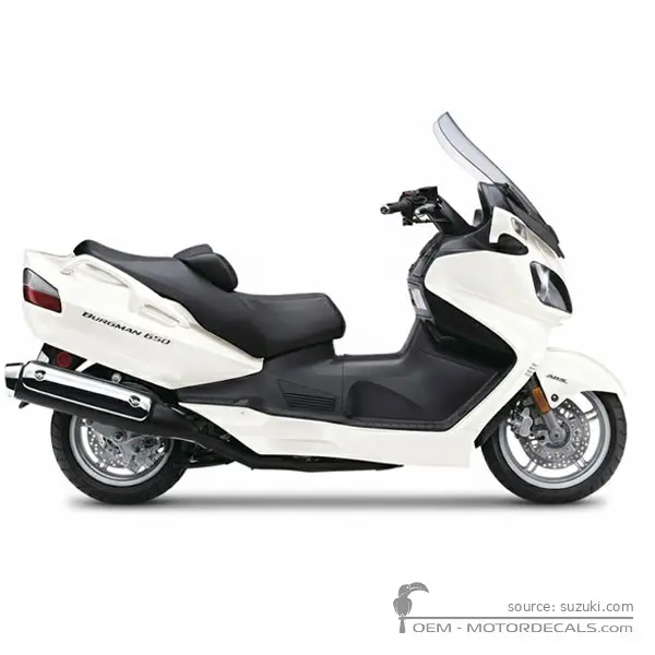 Suzuki AN650 BURGMAN 2011 - Pearl Mirage White