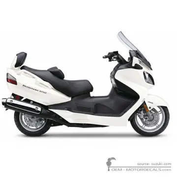 Suzuki AN650 BURGMAN Executive 2011 - Pearl Mirage White