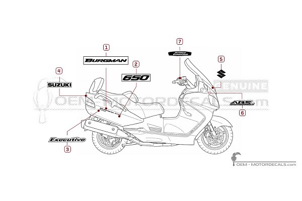 Suzuki AN650 BURGMAN Executive 2012