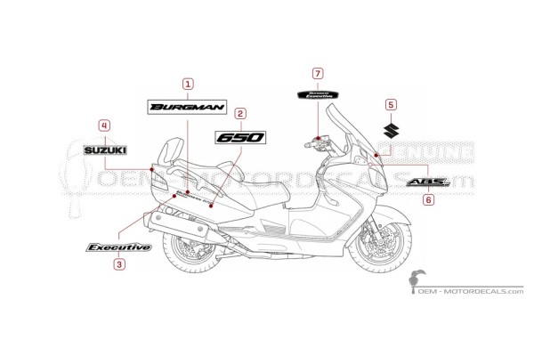 Suzuki AN650 BURGMAN Executive 2012