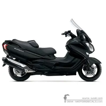 Suzuki AN650 BURGMAN 2013 - Mat Black Metallic No. 2