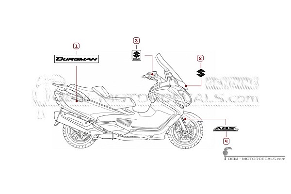 Suzuki AN650 BURGMAN 2013