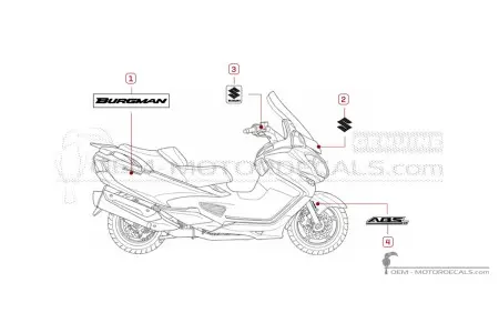 Suzuki AN650 BURGMAN 2013