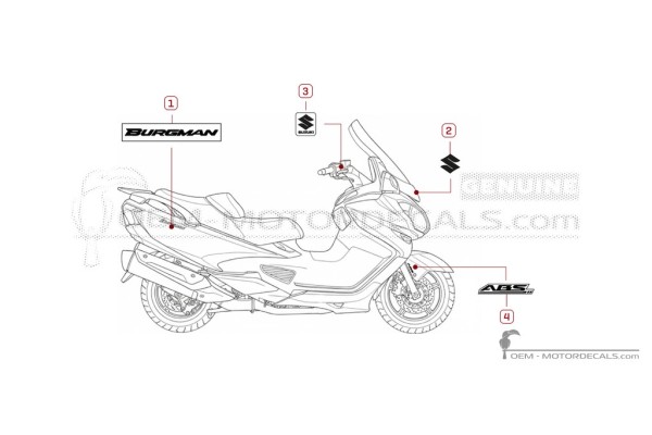 Suzuki AN650 BURGMAN 2014