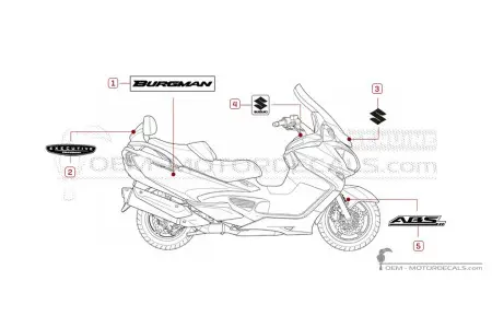 Suzuki AN650 BURGMAN Executive 2014