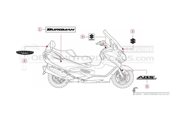 Suzuki AN650 BURGMAN Executive 2014