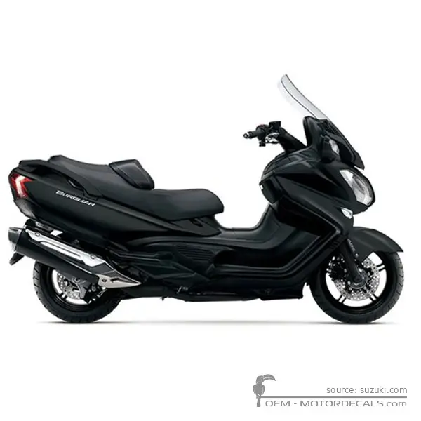 Suzuki AN650 BURGMAN 2015 - Mat Black Metallic No. 2