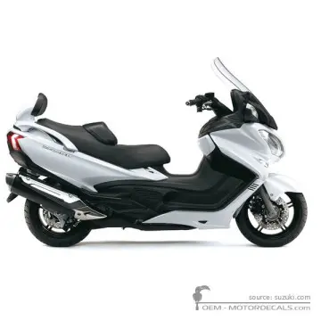 Suzuki AN650 BURGMAN 2018 - Pearl Glacier White