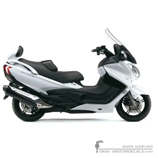 Suzuki AN650 BURGMAN 2018 - Pearl Glacier White