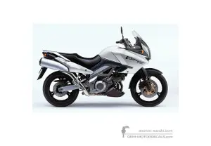 Pegatinas para Suzuki DL1000 VSTROM 2003 - Plata • Suzuki Pegatinas OEM