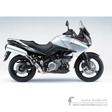 Suzuki DL1000 VSTROM 2004 - Argent - Metallic Sonic Silver