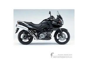 Decals for Suzuki DL1000 VSTROM 2006 - Black • Suzuki OEM Decals