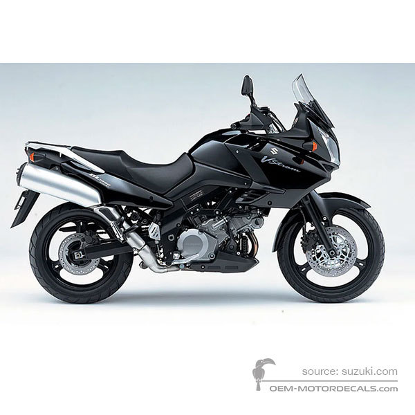 Pegatinas para Suzuki DL1000 VSTROM 2006 - Negro • Suzuki Pegatinas OEM