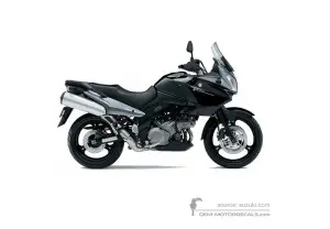 Decals for Suzuki DL1000 VSTROM 2007 - Black • Suzuki OEM Decals