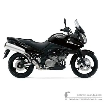 Suzuki DL1000 VSTROM 2009 - Czarny - Pearl Nebular Black