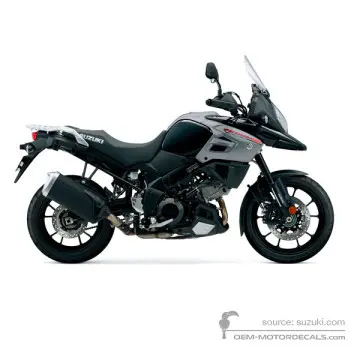 Suzuki DL1000 VSTROM 2018 - Czarny - Glass Sparkle Black