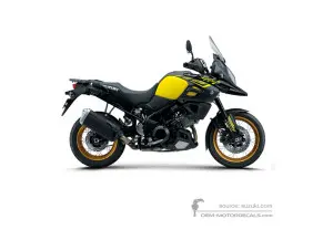 Decals for Suzuki DL1000XT VSTROM 2019 - Yellow • Suzuki OEM Decals