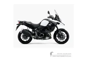 Decals for Suzuki DL1000 VSTROM 2019 - White • Suzuki OEM Decals