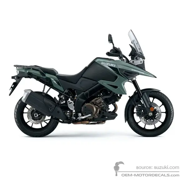 Suzuki DL1050 VSTROM 2025 - Verde - Metallic Mat Steel Green / Metalic MAt Black No.2