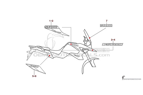 Suzuki DL1050 VSTROM 2025 - Grijs