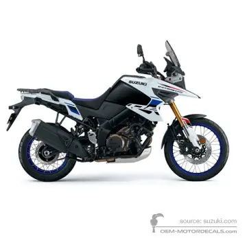 Suzuki DL1050DE VSTROM 2025 - Biały - Pearl Tech White / Glass Sparkle Black