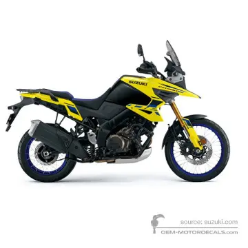 Suzuki DL1050DE VSTROM 2025 - Żółty - Champion Yellow No.2 / Glass Sparkle Black