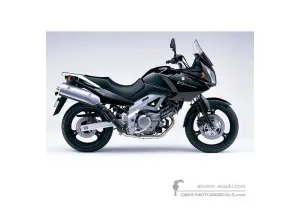 Adesivi per Suzuki DL650 VSTROM 2004 - Nero • Suzuki Adesivi OEM