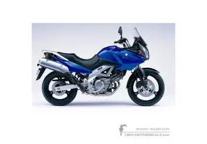 Stickers voor Suzuki DL650 VSTROM 2004 - Blauw • Suzuki OEM Stickers
