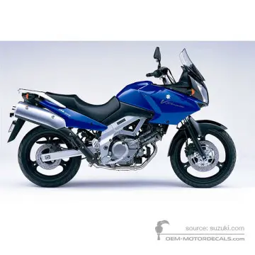 Suzuki DL650 VSTROM 2004 - Azul - Pearl Medium Blue No. 2