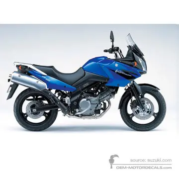 Suzuki DL650 VSTROM 2005 - Bleu - Candy Grand Blue