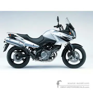 Suzuki DL650 VSTROM 2005 - Zilver - Sonic Silver Metallic